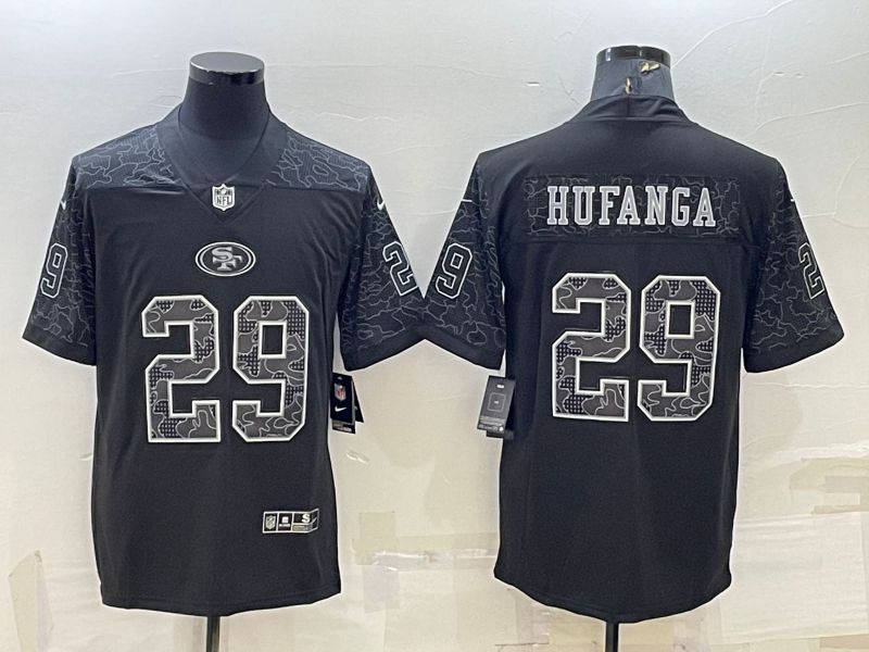 Men San Francisco 49ers #29 Hufanga Black Reflector 2022 Nike Limited NFL Jersey->san francisco 49ers->NFL Jersey